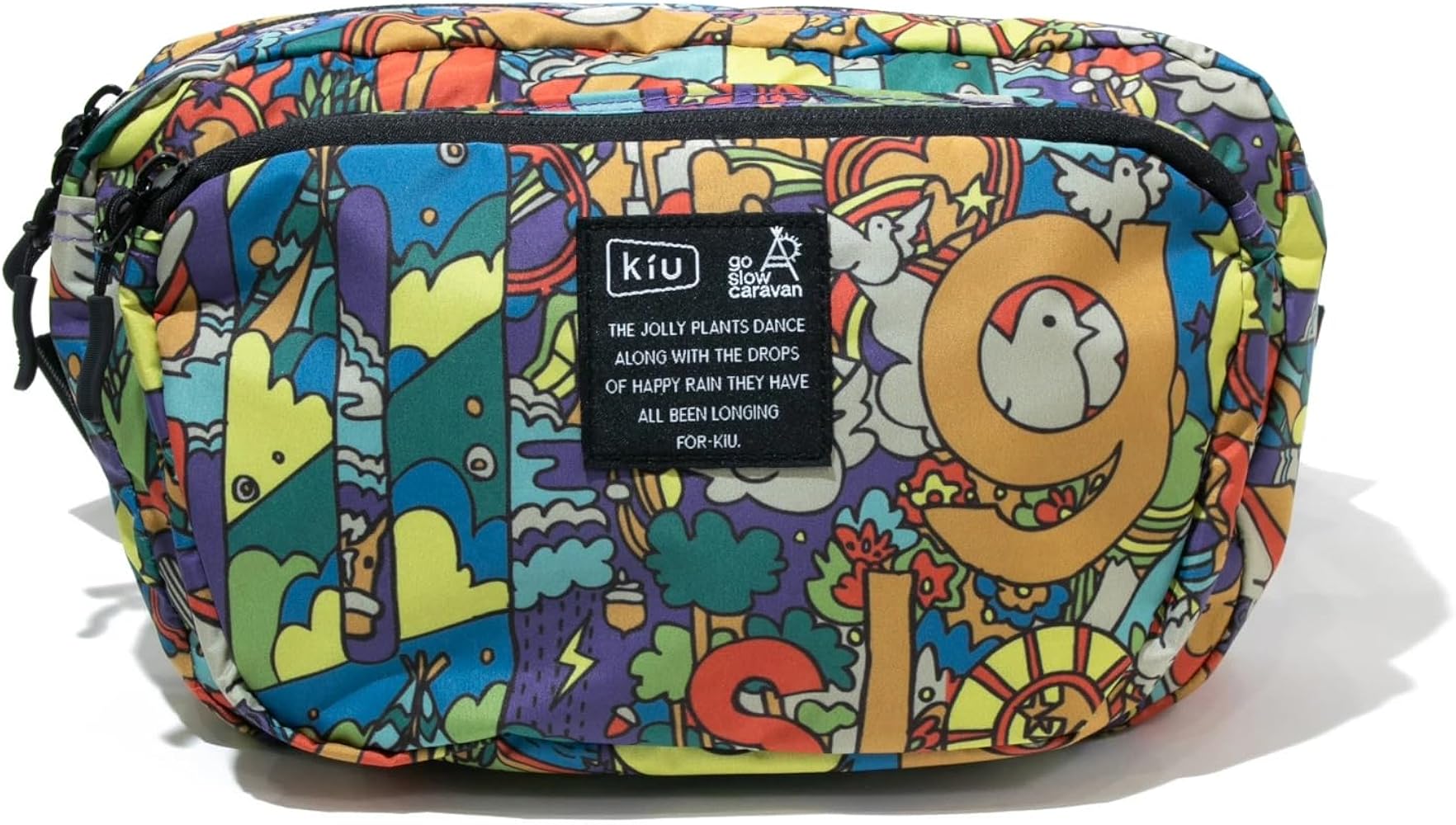 Amazon | KiU × gsc 2024年総柄 BODY BAG サイケ Free | go slow